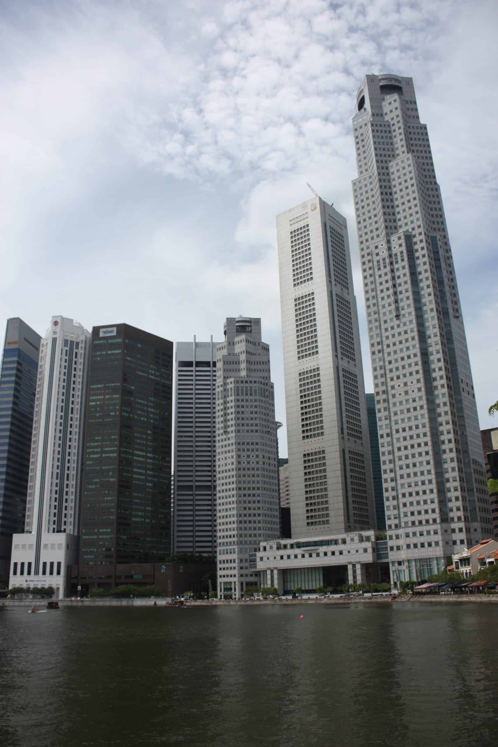Singapore Central Business District and residential skyline, representing the private condo resale market