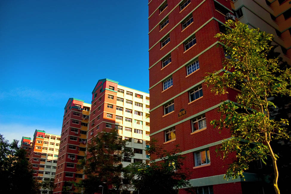 Blocks of HDB flats in Singapore