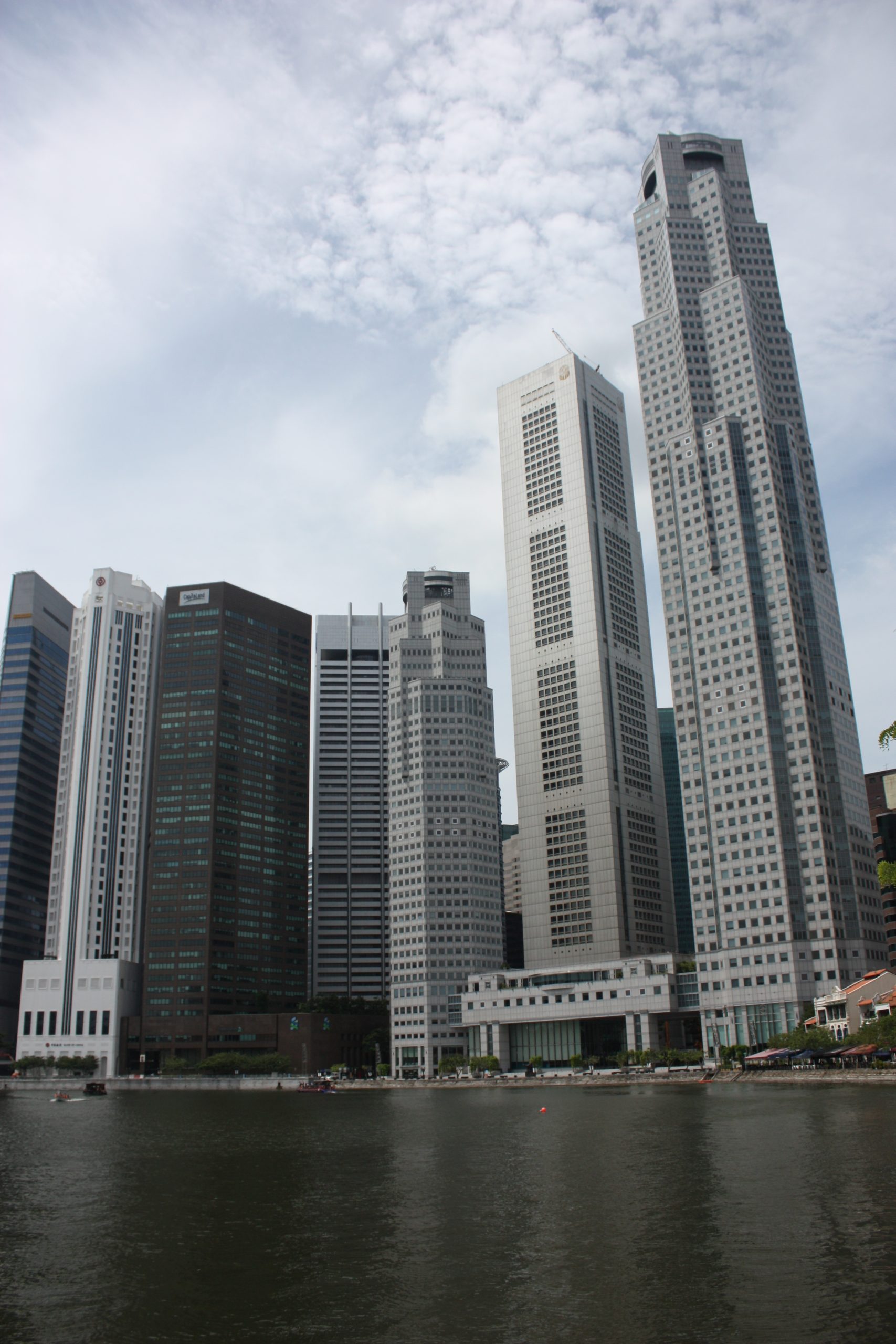 Singapore private residential and city skyline